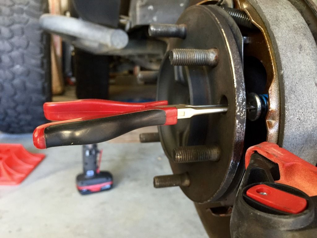 Parking brake shoe replacement tutorial Toyota FJ Cruiser Forum